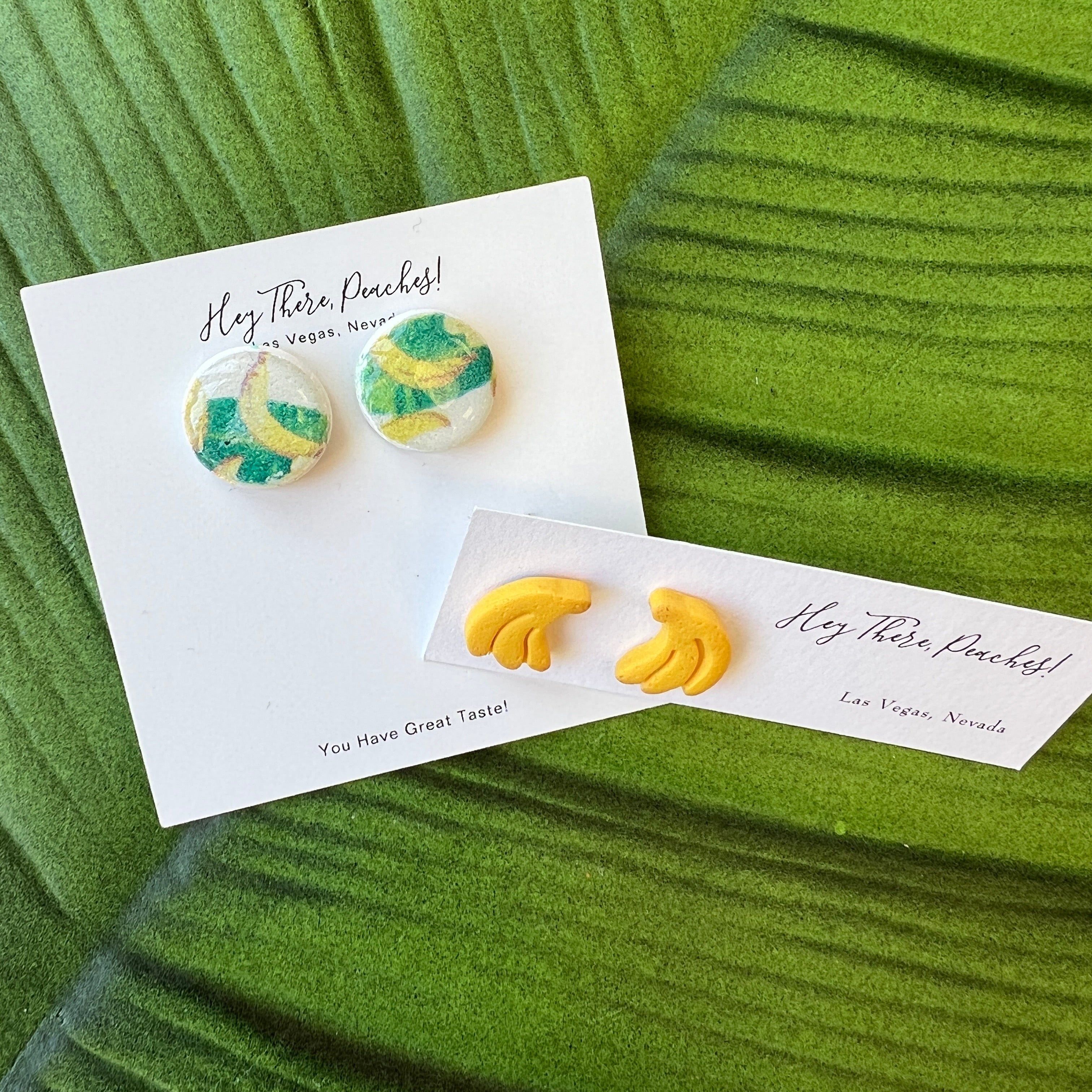 Banana Earrings