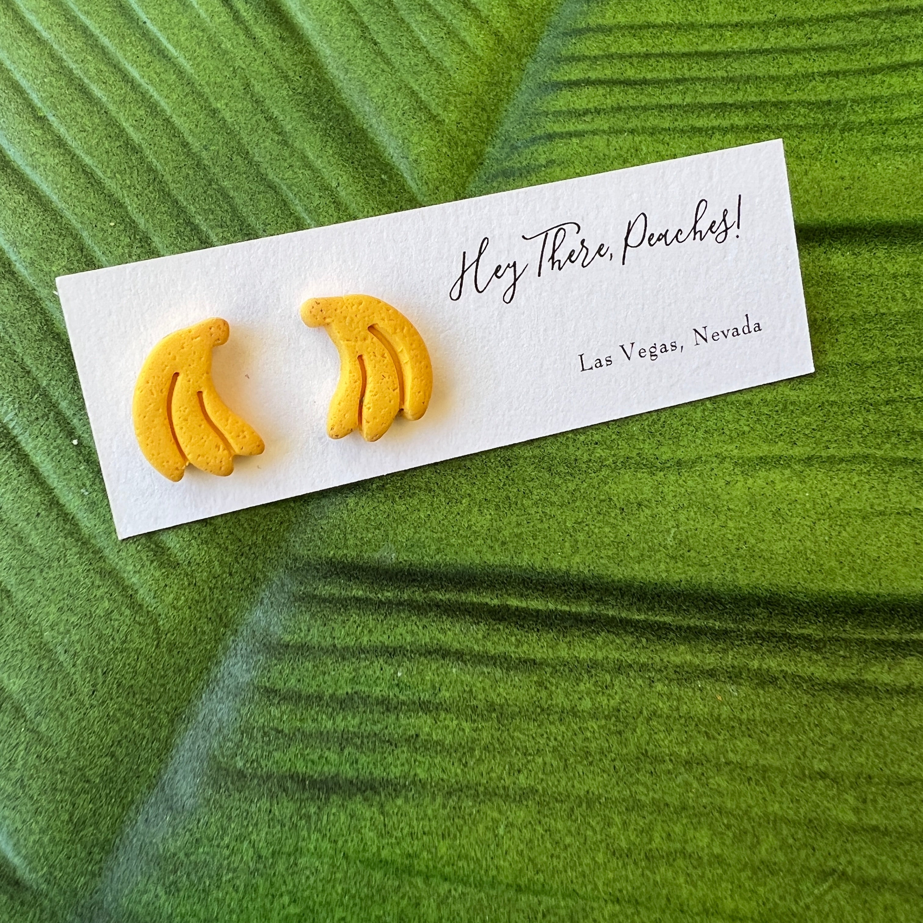 Banana Earrings